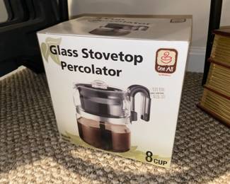 Glass Stovetop Percolator