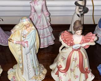 Collection Of Lenox Lady Figurines