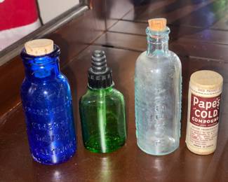 Assortment Of Antique Pharmacy/Medicine Bottles