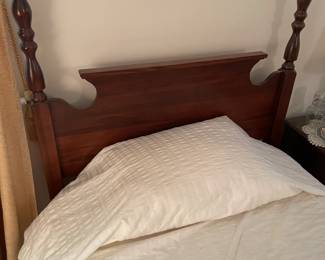 Twin Beds W/ Antique Wooden Headboards