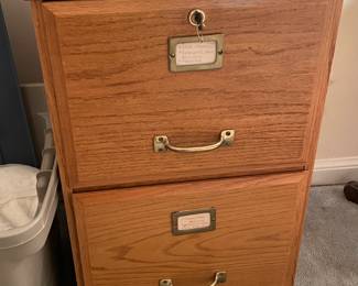 Wooden Filing Cabinet