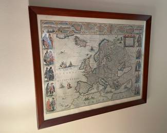 Framed Map