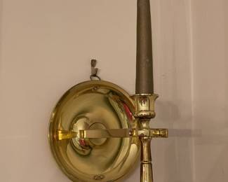 Brass Candle Wall Sconce