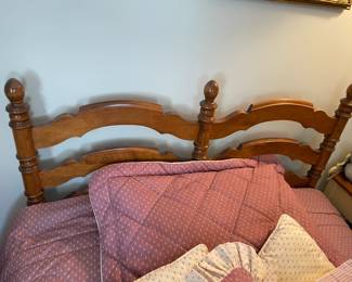 Antique Wooden Headboard