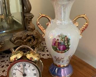 Vase & Clock