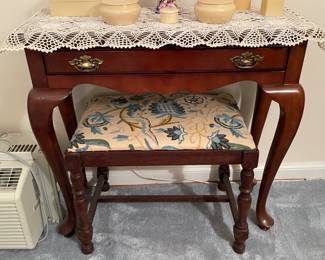 Antique Mini Wooden Vanity Set