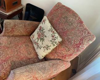 Colorful Upholstered Arm Chair