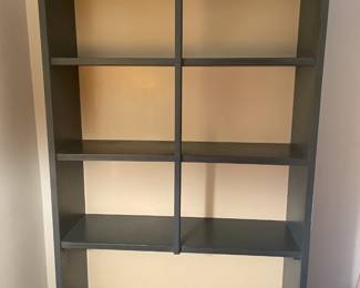 Country Blue Wooden Bookcase Unit