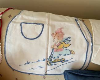 Vintage Handmade Character Bibs
