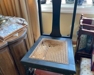 Antique Cane Seat Rocking Chair