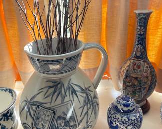Blue & White Decorative Items