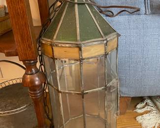 Stained Glass Hanging Pendant Light