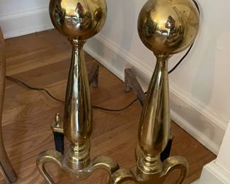 Brass Fireplace Decor