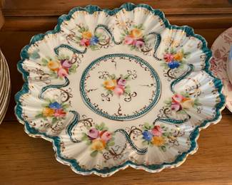 Beautiful Scalloped Antique Plate