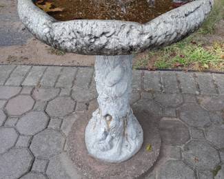 Concrete Bird Bath