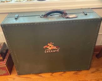 Antique U.S. Navy Seapack By Hartman Colgate Military Suitcase Trunk