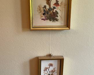 Framed Pressed Flower Art