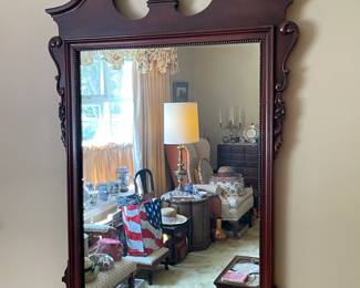 Wooden Wall Mirror