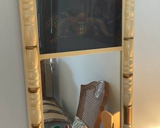 Wood Framed Wall Mirror