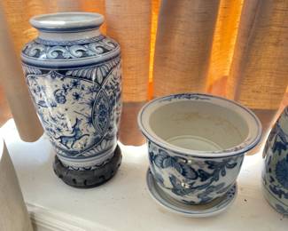 Blue & White Decorative Items
