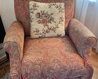 Colorful Upholstered Arm Chair