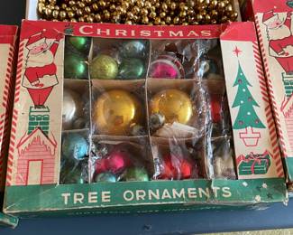 Vintage Boxed Ornaments