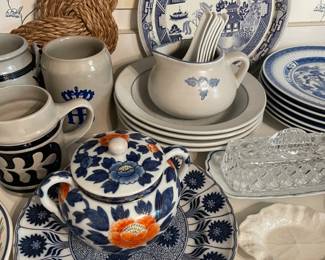 Blue & White China/Dishware