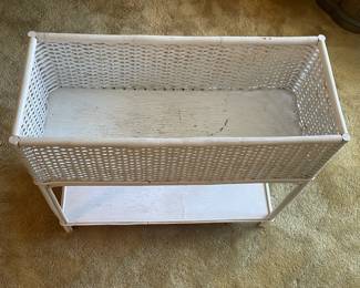 Vintage Wicker Plant Stand
