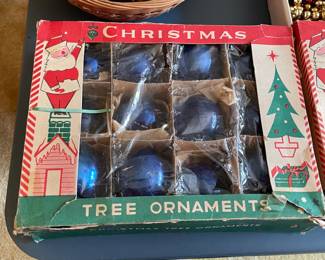 Vintage Boxed Ornaments
