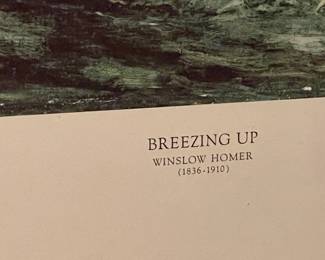 "Breezing Up" Framed Print