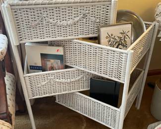 Unique Wicker Storage Unit