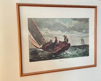 "Breezing Up" Framed Print