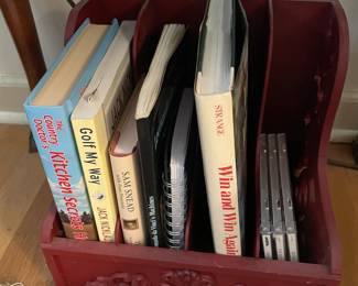 Magazine Rack W/ Books