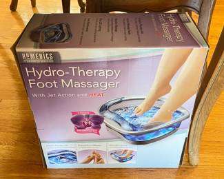 NEW Homedics Hydro-Therapy Foot Massager