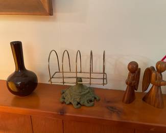 Wooden Angel Figurines