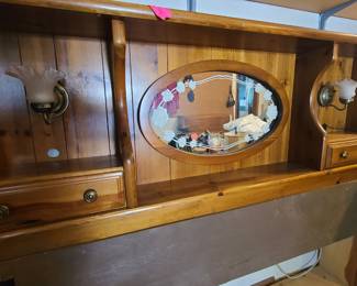 King size bed headboard (part of complete bedroom set)