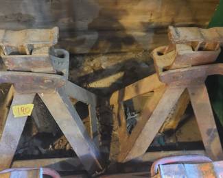 set of 2 jack stands super heavy duty