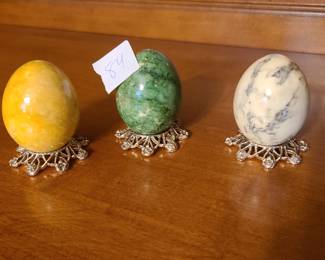 vintage polished egg - marble or stone