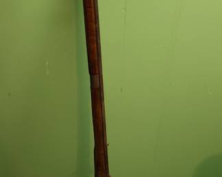 Flintlock black powder .45 cal rifle, missing percussion cap, breech will need repaired