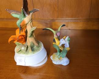 Hummingbird figurines lot