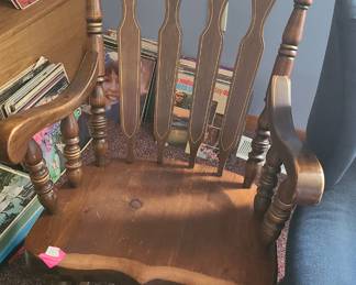 wood rocking chair
