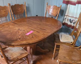 wood dining room kitchen table and chairs