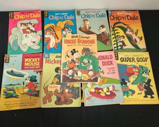 Vintage Walt Disney Chip And Dale Uncle Scrooge Back To The Klondike Mickey Mouse Donald Duck