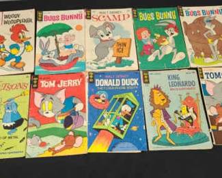 Vintage Gold Key Comics Walt Disney Bugs Bunny Tom And Jerry Jetsons Woody Woodpecker