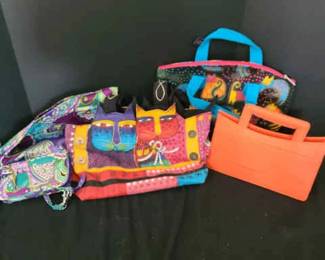 Vera Bradley Wallet And Bag Laurel Burch Samantha Brown Pattern Bags