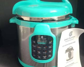 New Cooks Essentials 6 Qt Digital Pressure Cooker