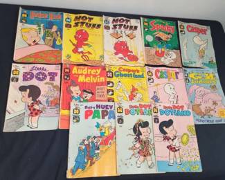 Vintage Harvey Comics Richie Rich Little Dot Hot Stuff Spooky Casper