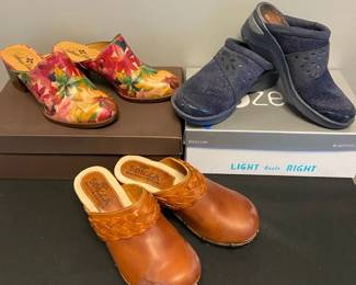 Patricia Nash SBICCA Heeled Clogs BZees Clogs