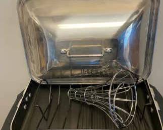 Tivoli Deep Roasting Pan With Lid Handles