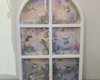 1997 Vintage Bradford Exchange A Garden Of Little Jewels Hummingbird Collector Display